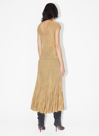 Lace dress - Gold