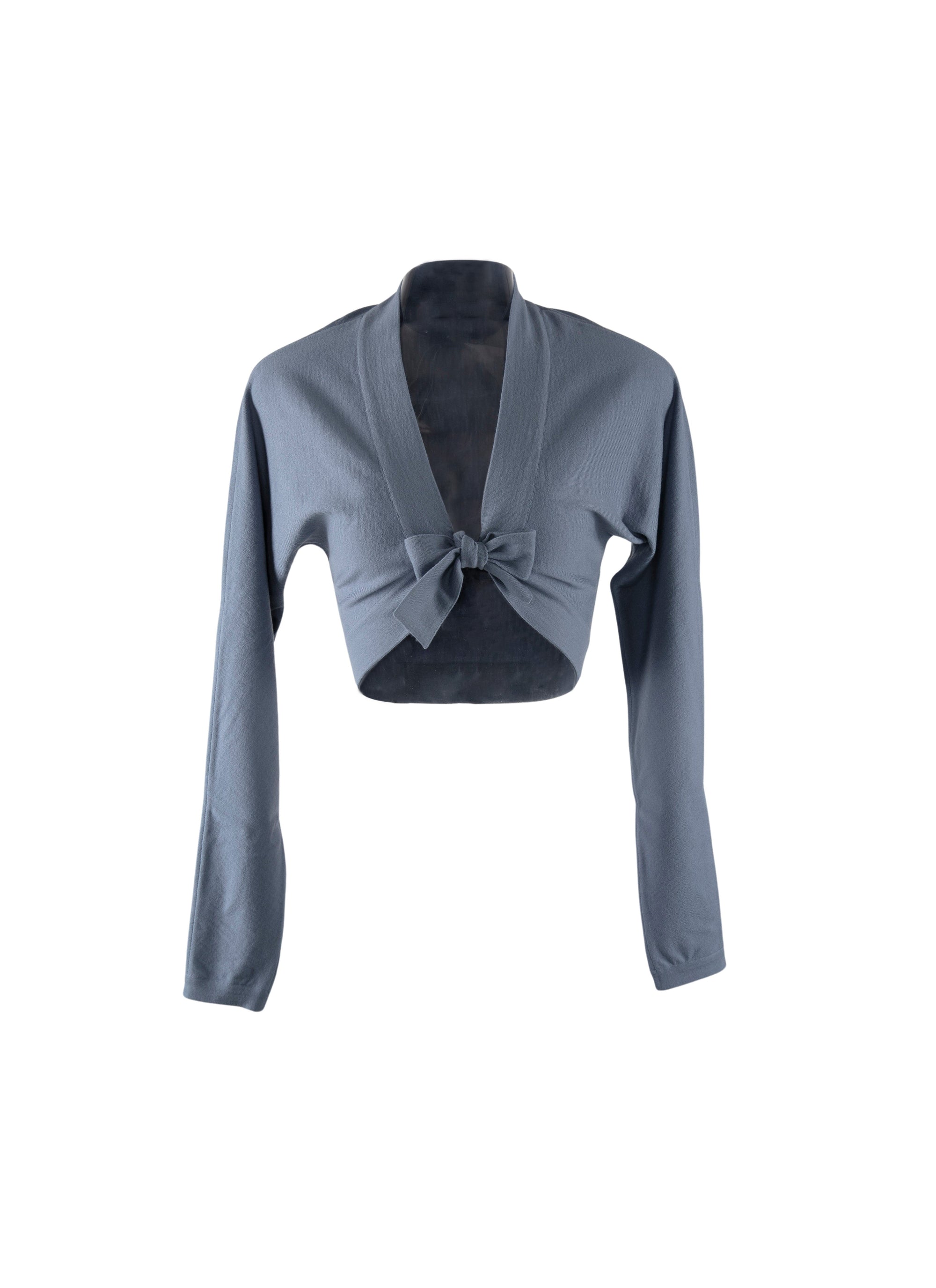 Bolero en laine - Bleu Russe