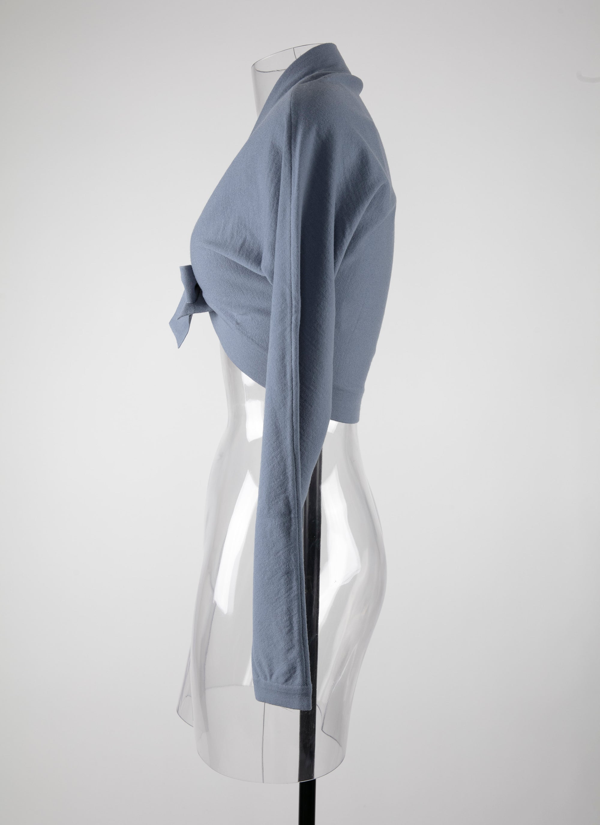 Bolero en laine - Bleu Russe