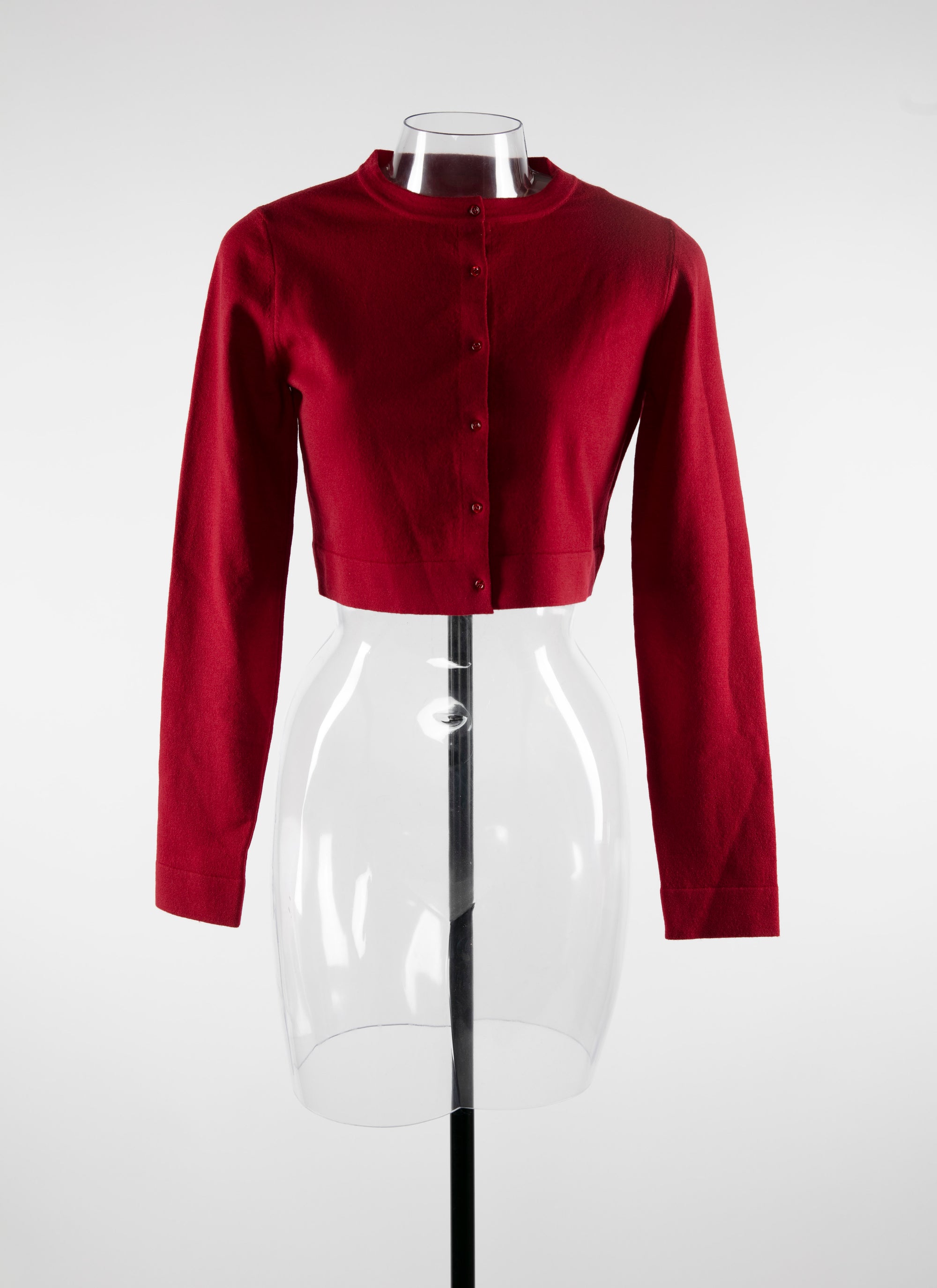 Long sleeves wool cardigan - Madder