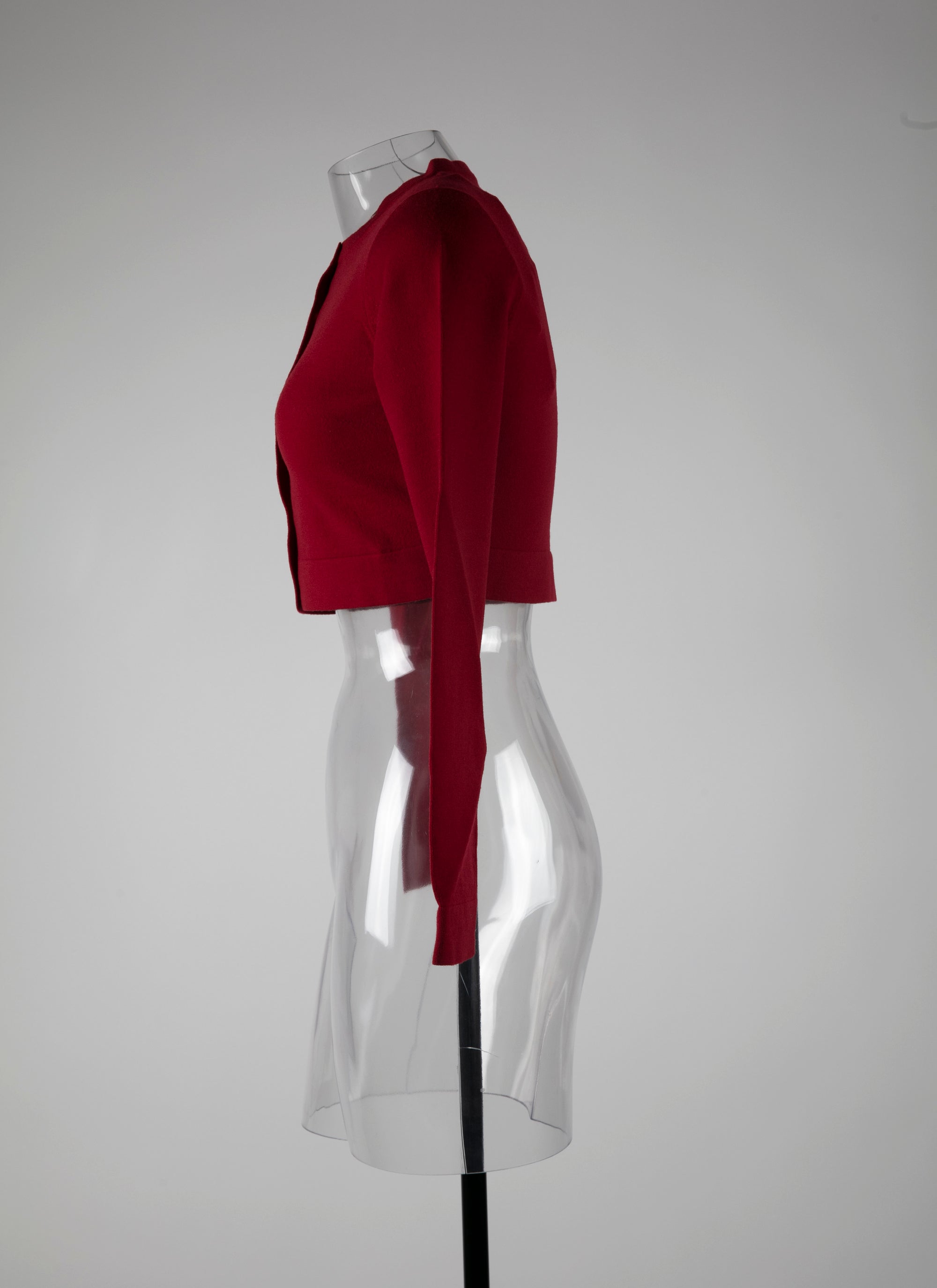 Long sleeves wool cardigan - Madder