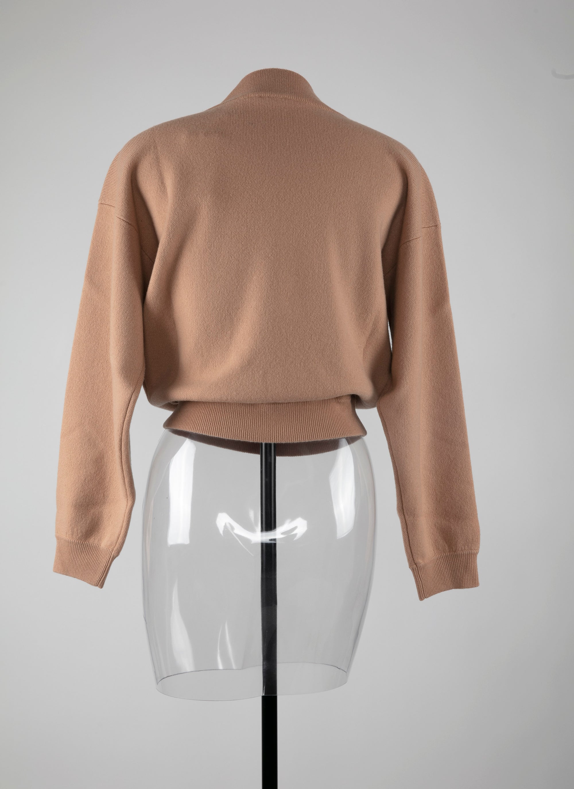 Pull court en cachemire - Poudre
