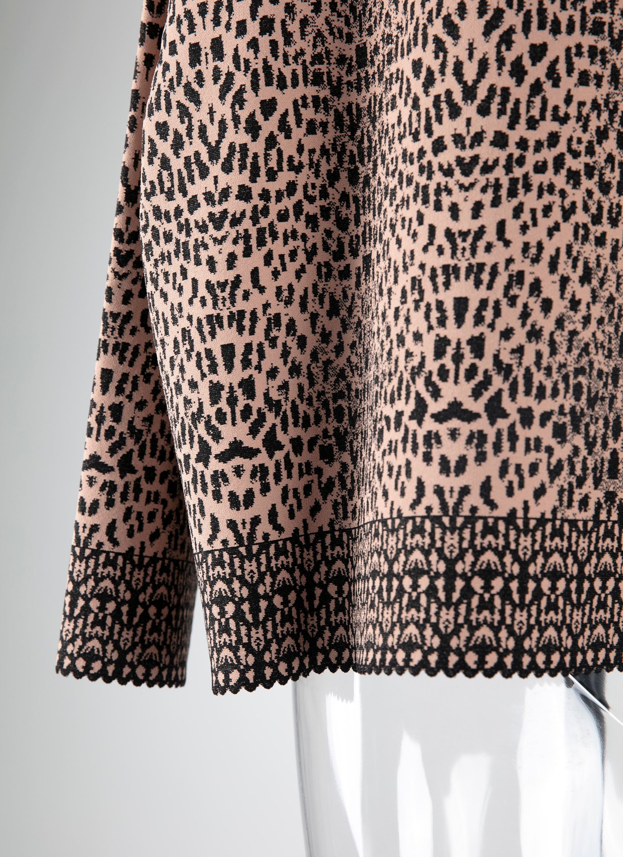 Pull imprimé animal - Chair & Noir