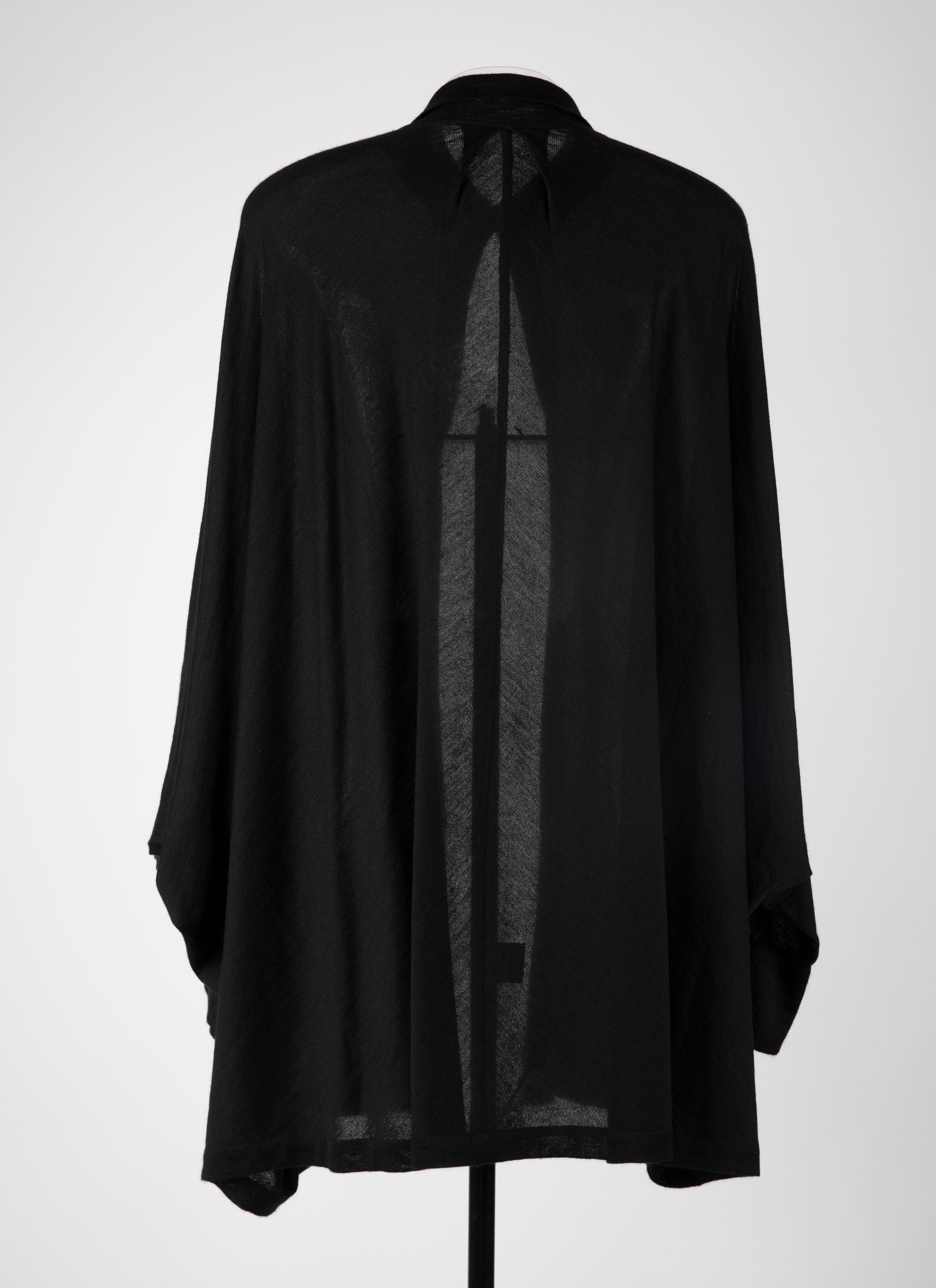 Chemise large en cachemire - Noir