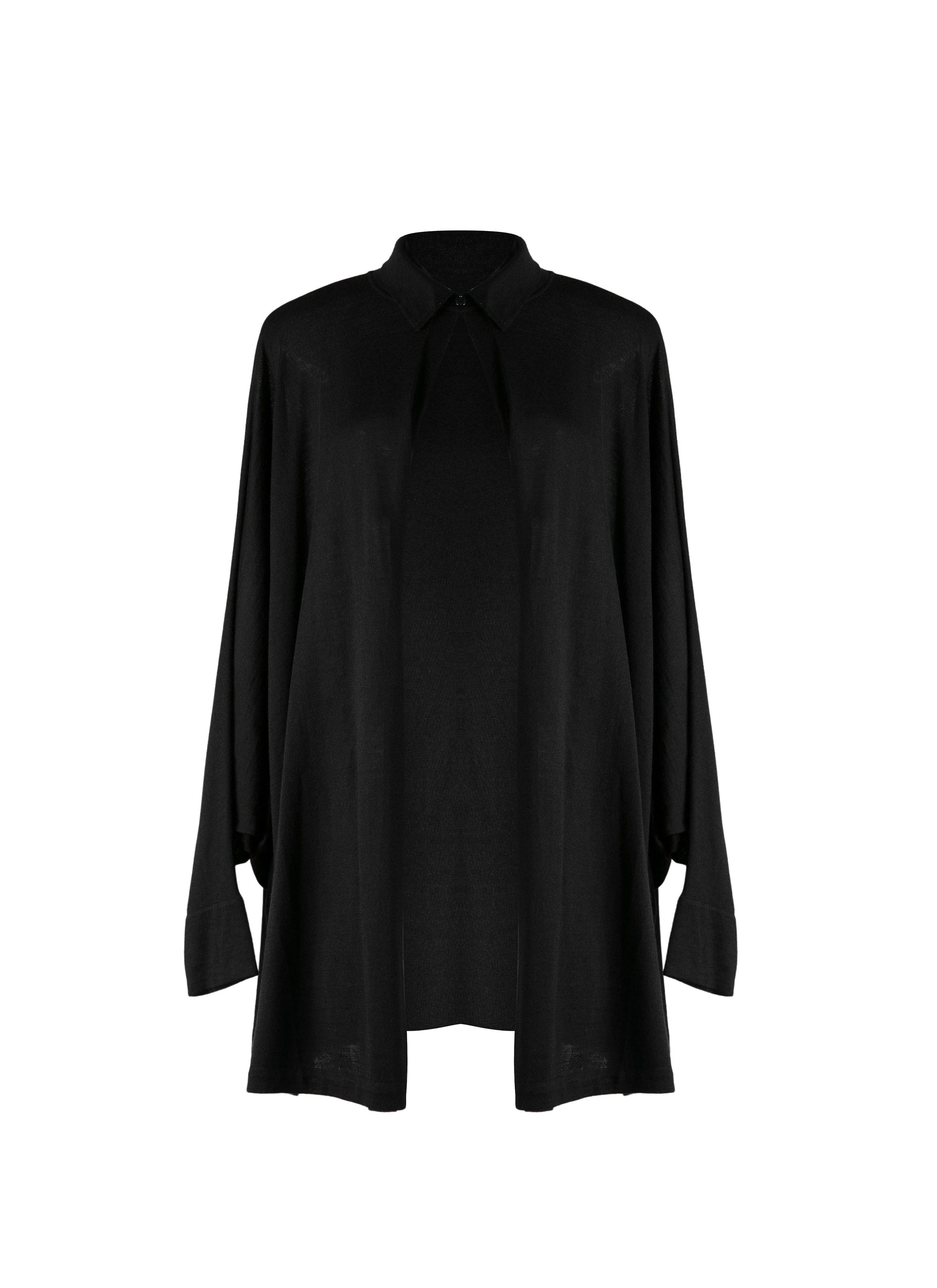 Chemise large en cachemire - Noir
