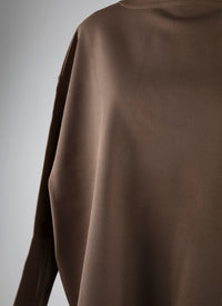 Wide boat neck jumper - Savane