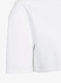 Pull court en maille - Blanc