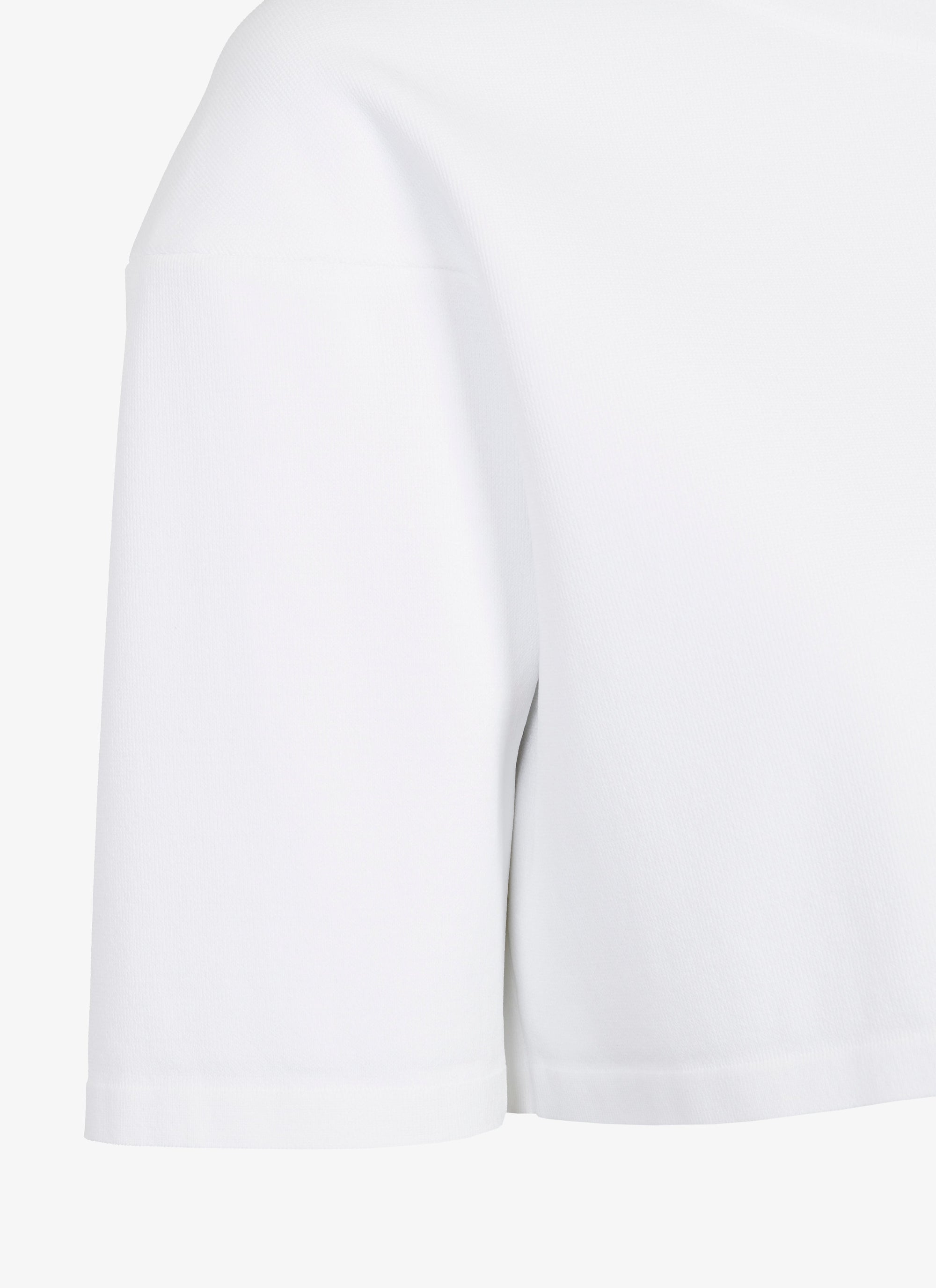 Pull court en maille - Blanc