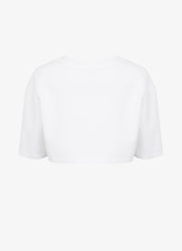 Pull court en maille - Blanc