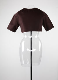 Knitted jumper - Chocolate
