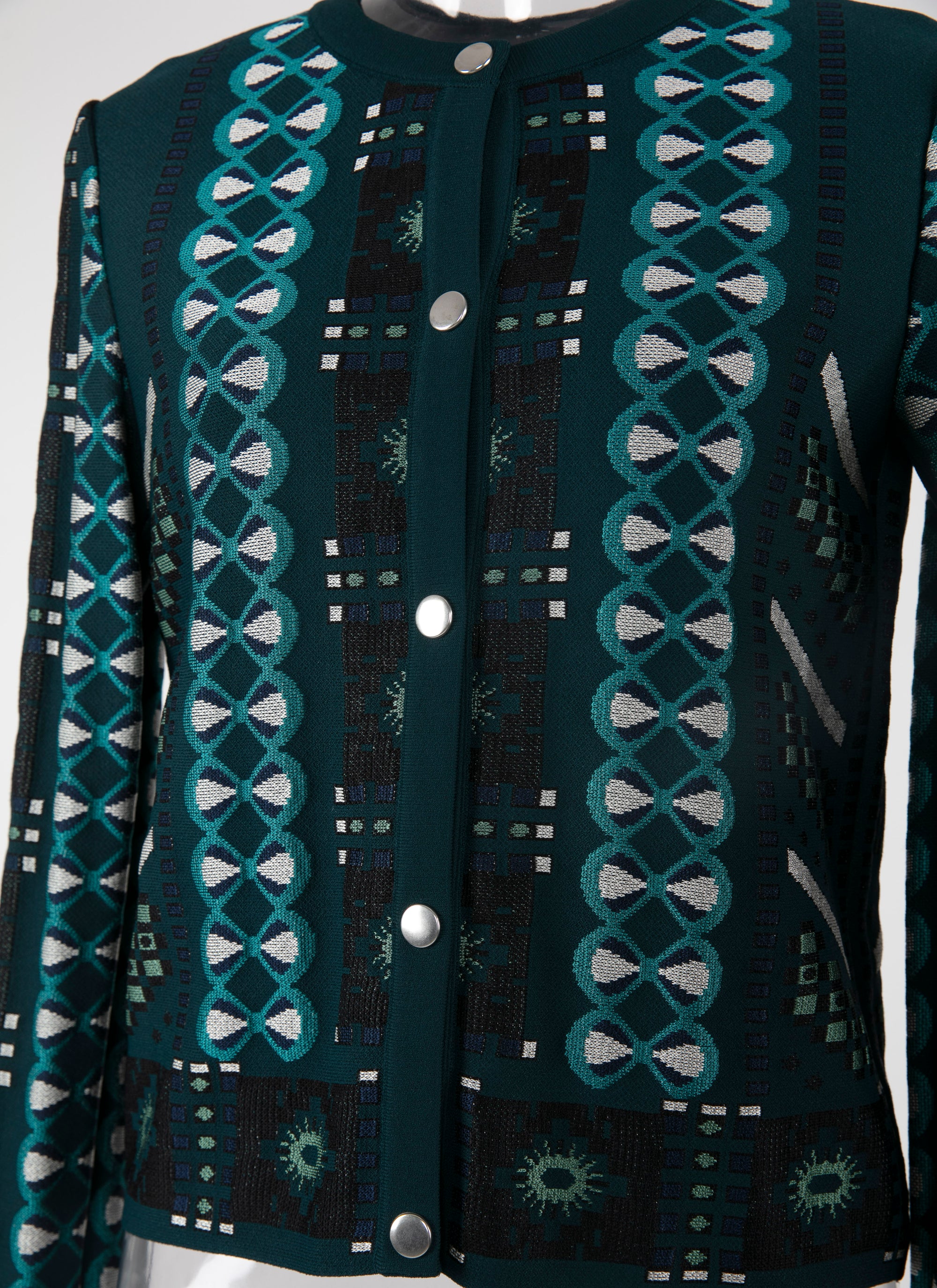 Cardigan à manches longues - Petrole & Bleu