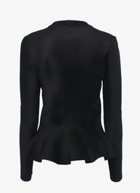 Veste velours en laine - Noir