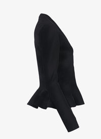 Veste velours en laine - Noir