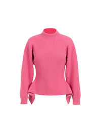 Long sleeve jumper in wool - Candy