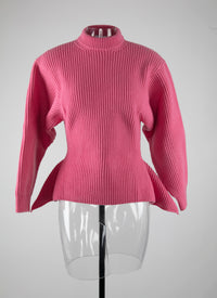 Long sleeve jumper in wool - Candy
