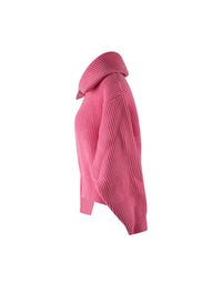Pull à col zippé en laine et cachemire - Candy