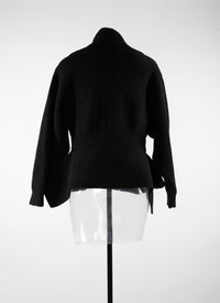 Cardigan en laine - Noir