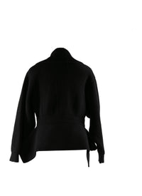 Wool and cashmere cardigan - Black
