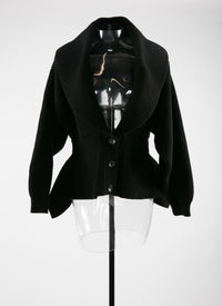 Cardigan en laine - Noir