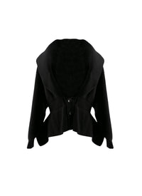 Cardigan en laine - Noir