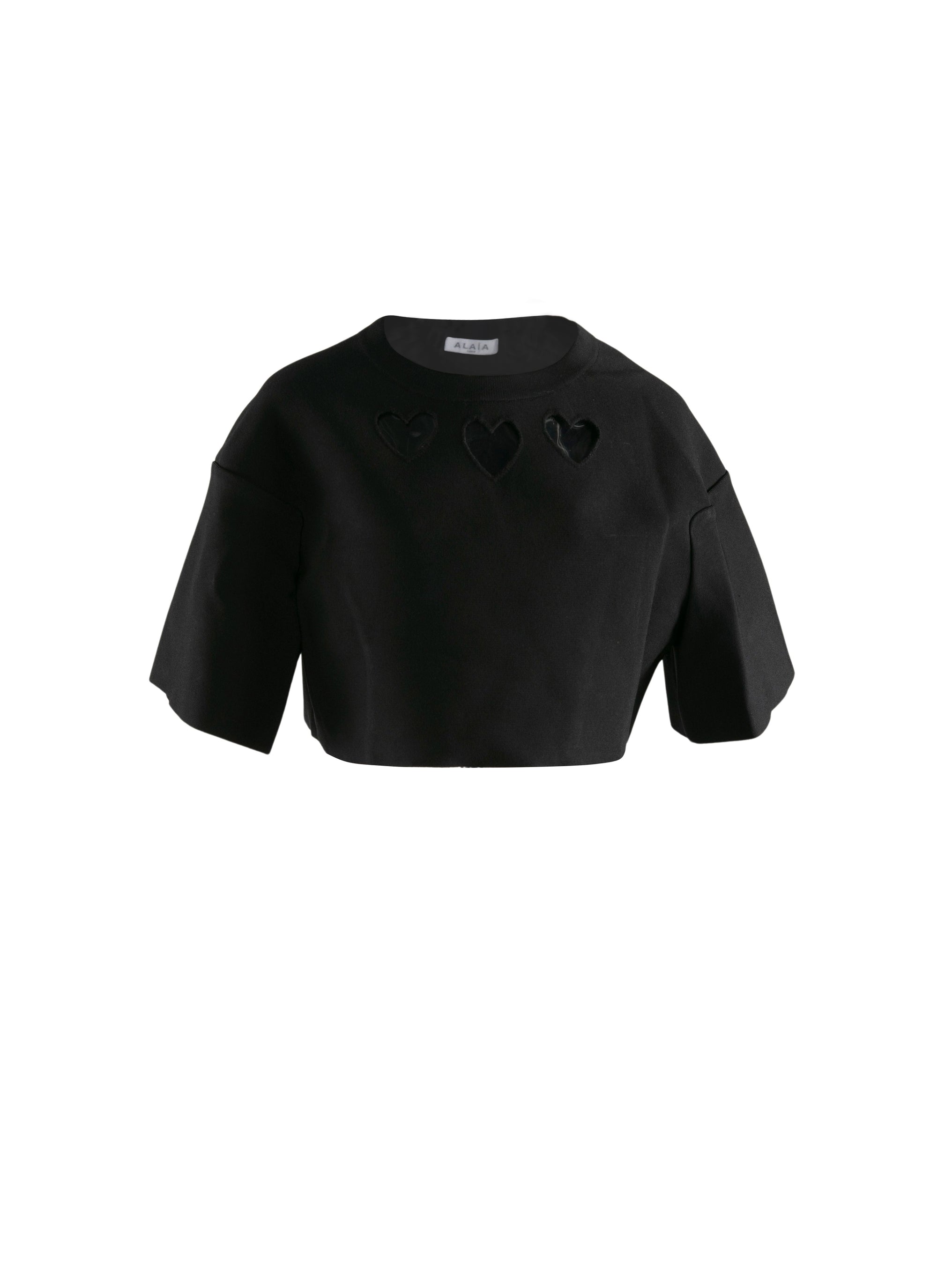 Short-sleeved jumper - Alaia Black