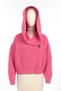 Wool long sleeve cardigan - Candy