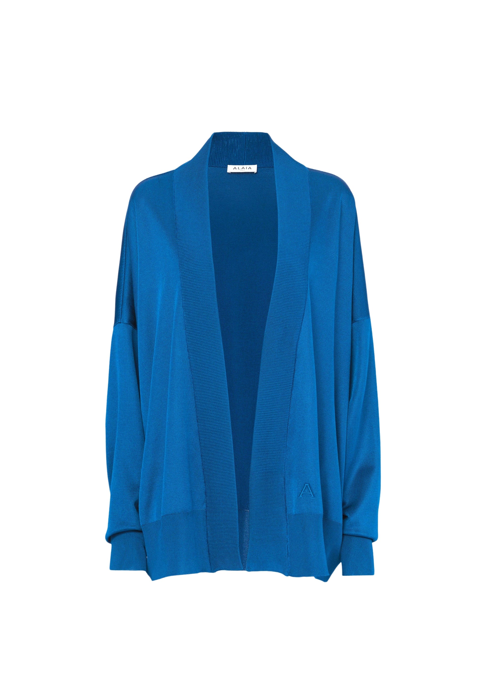 Cardigan brillant - Bleu