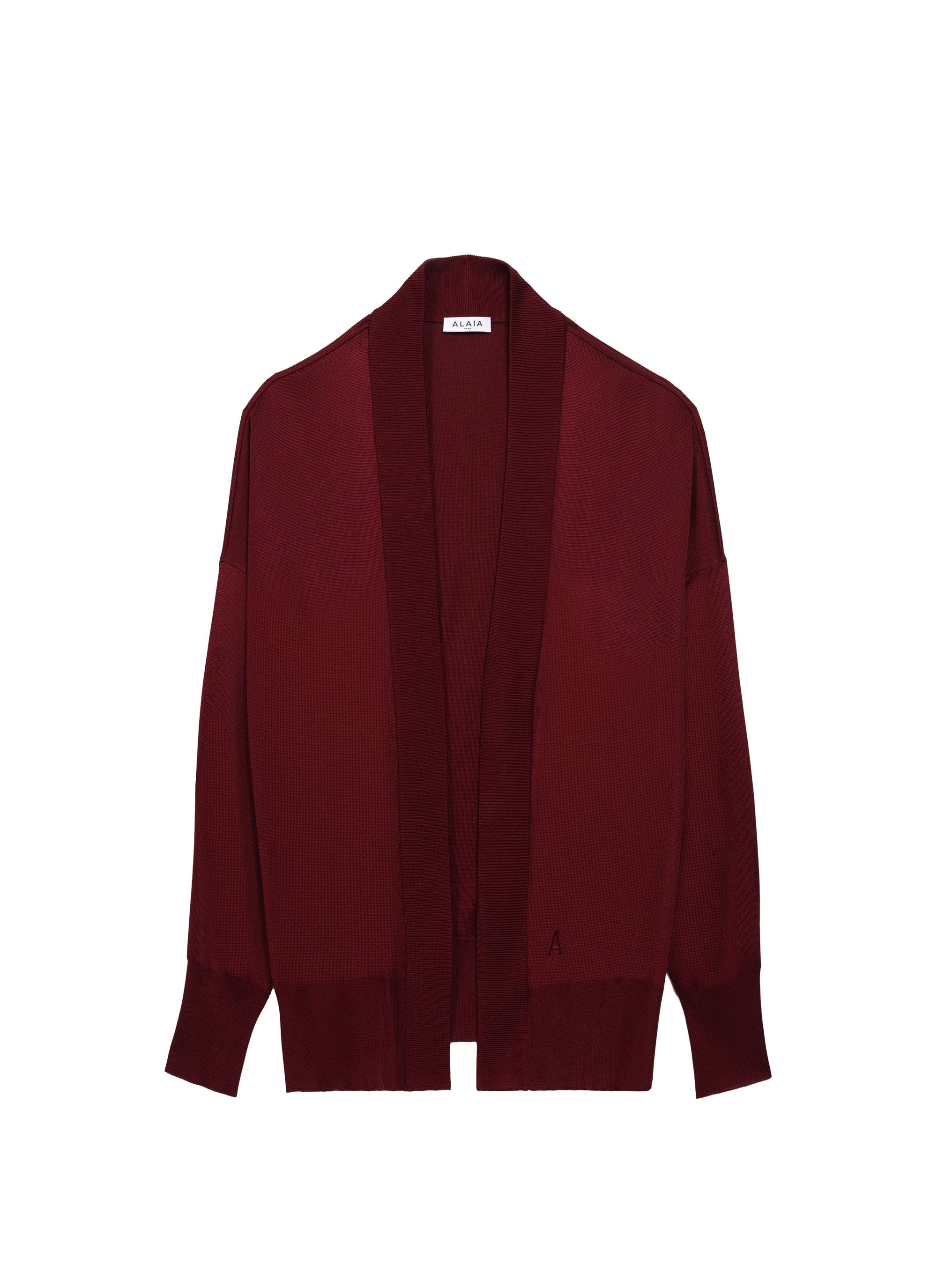 Shiny cardigan - Bordeaux