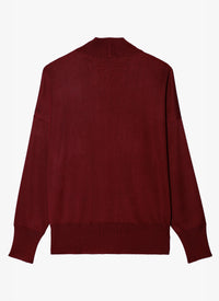 Shiny cardigan - Bordeaux