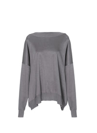 Long-sleeved jumper - Steel