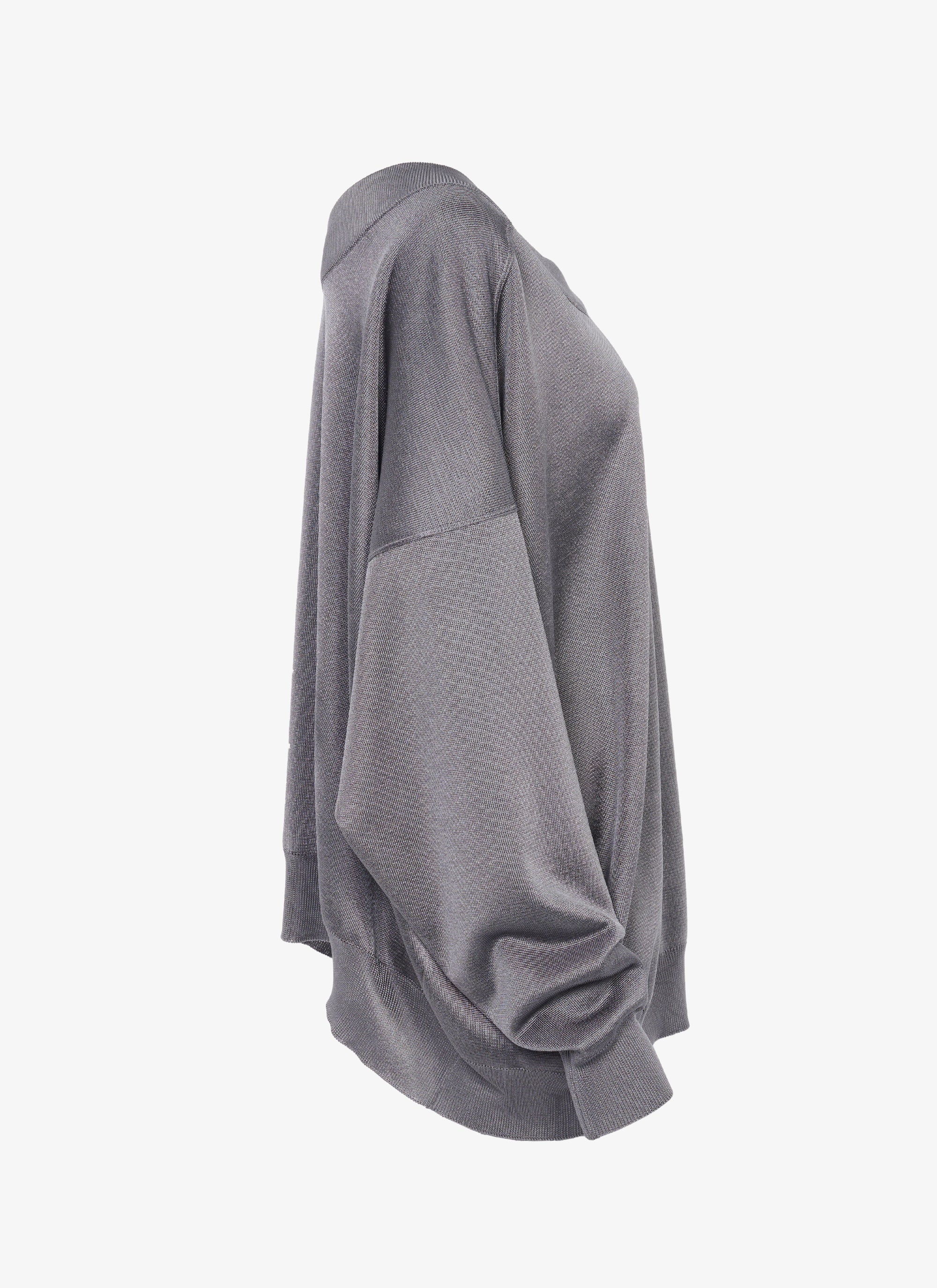 Long-sleeved jumper - Steel