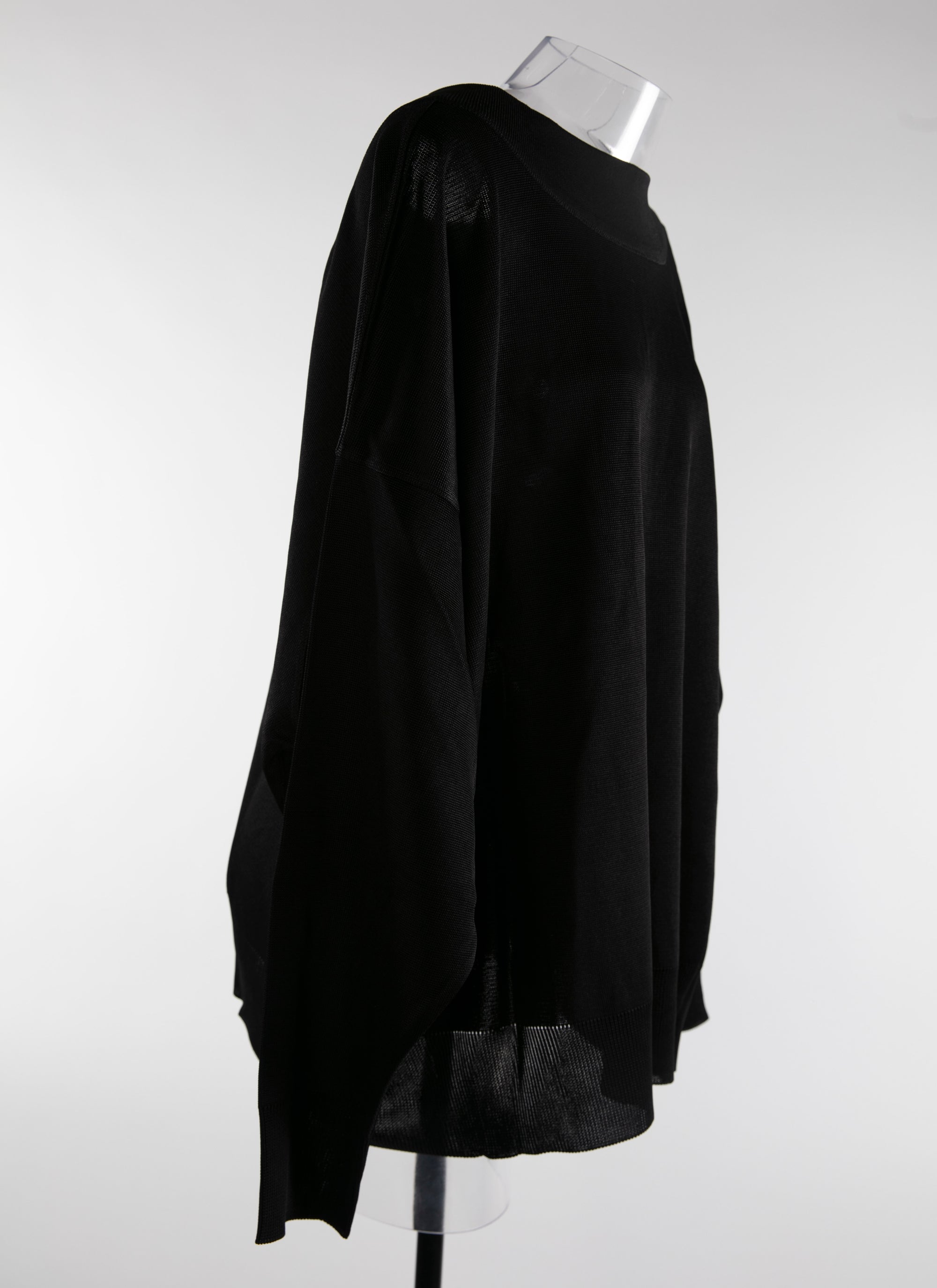 Pull grandes manches - Noir Alaia