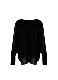 Pull grandes manches - Noir Alaïa