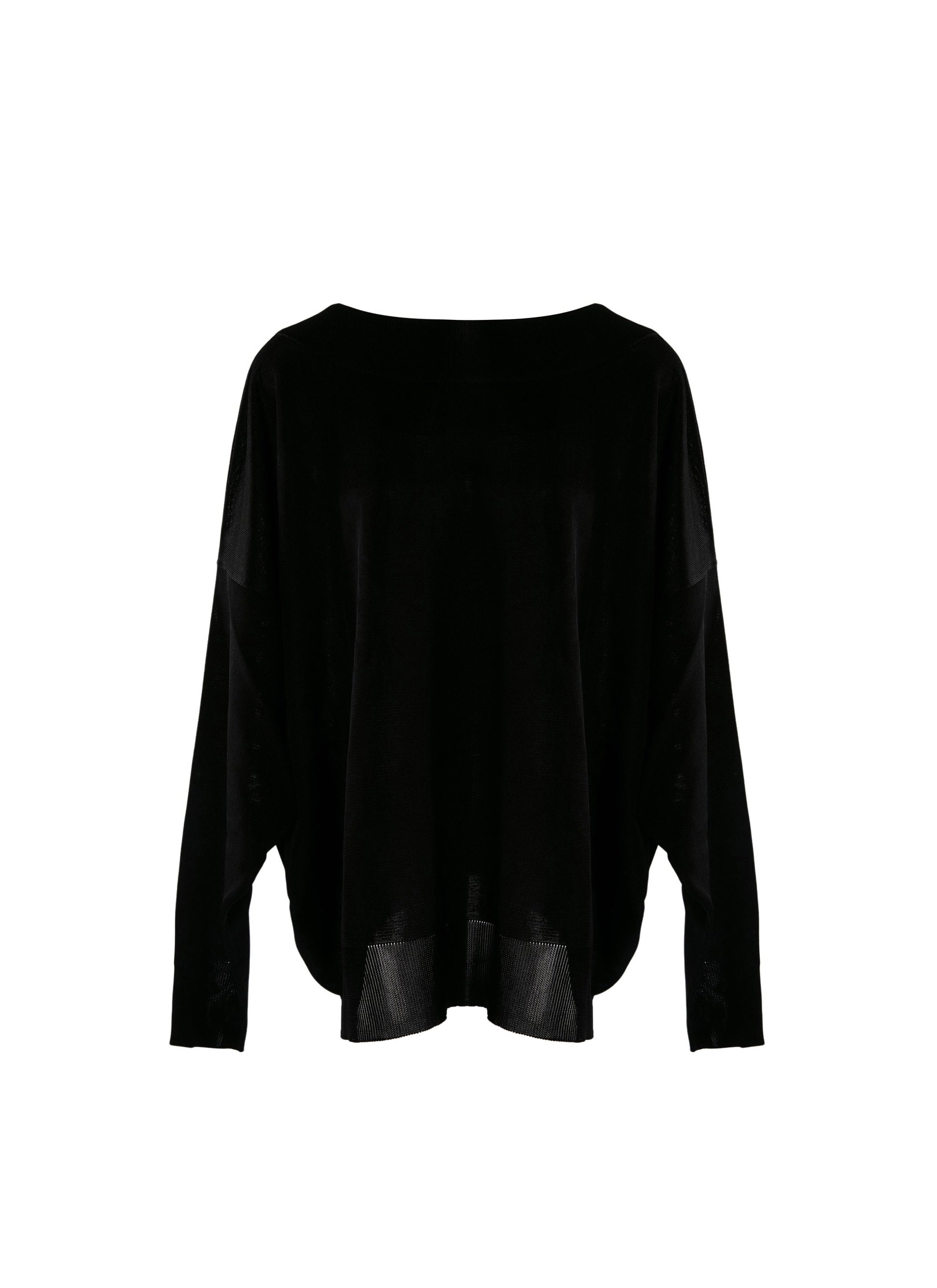 Pull grandes manches - Noir Alaïa