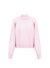 Pull crop en cachemire - Rose Pale
