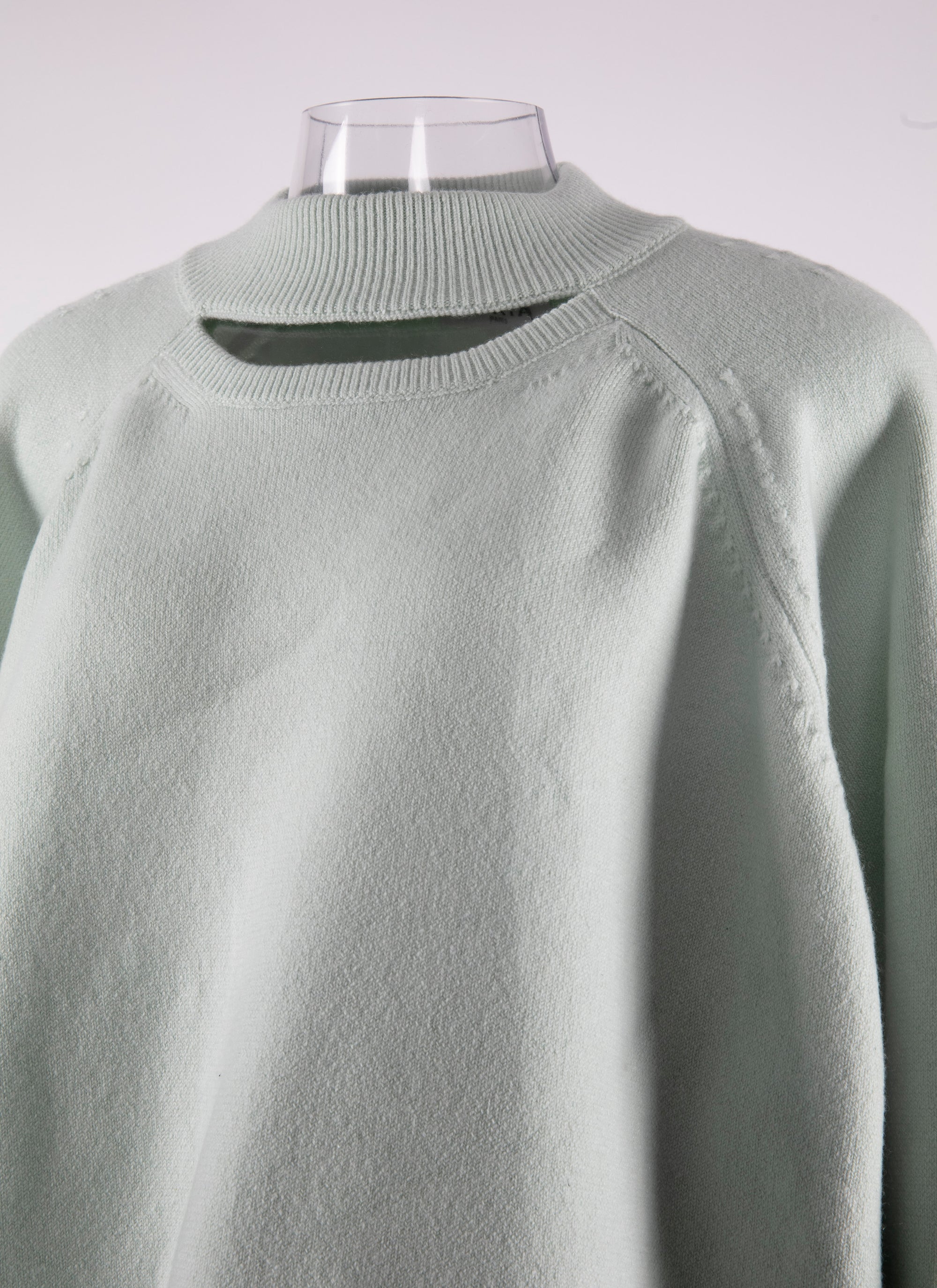 Oversized cashmere jumper - Almond Green