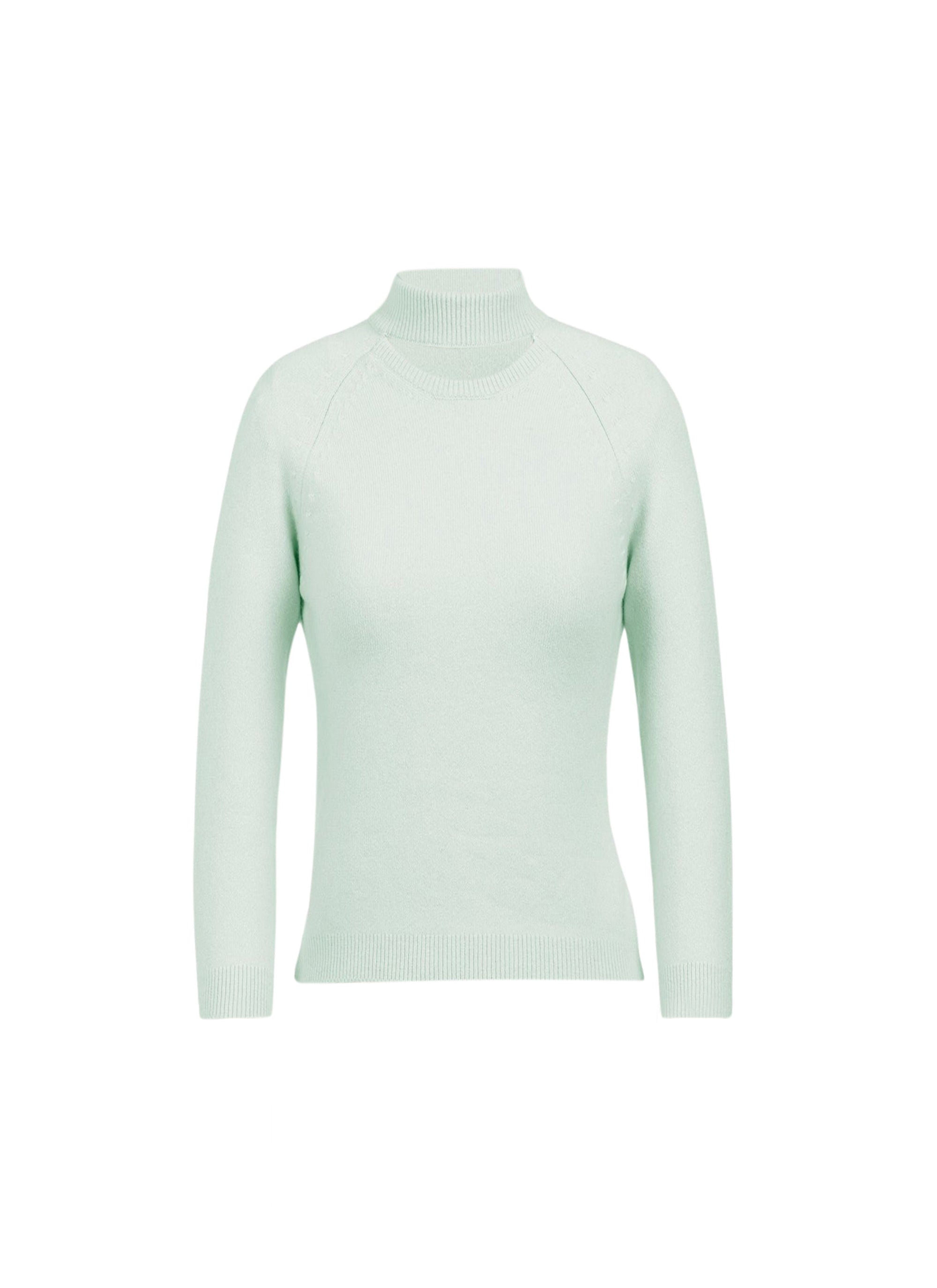 Oversized cashmere jumper - Almond Green