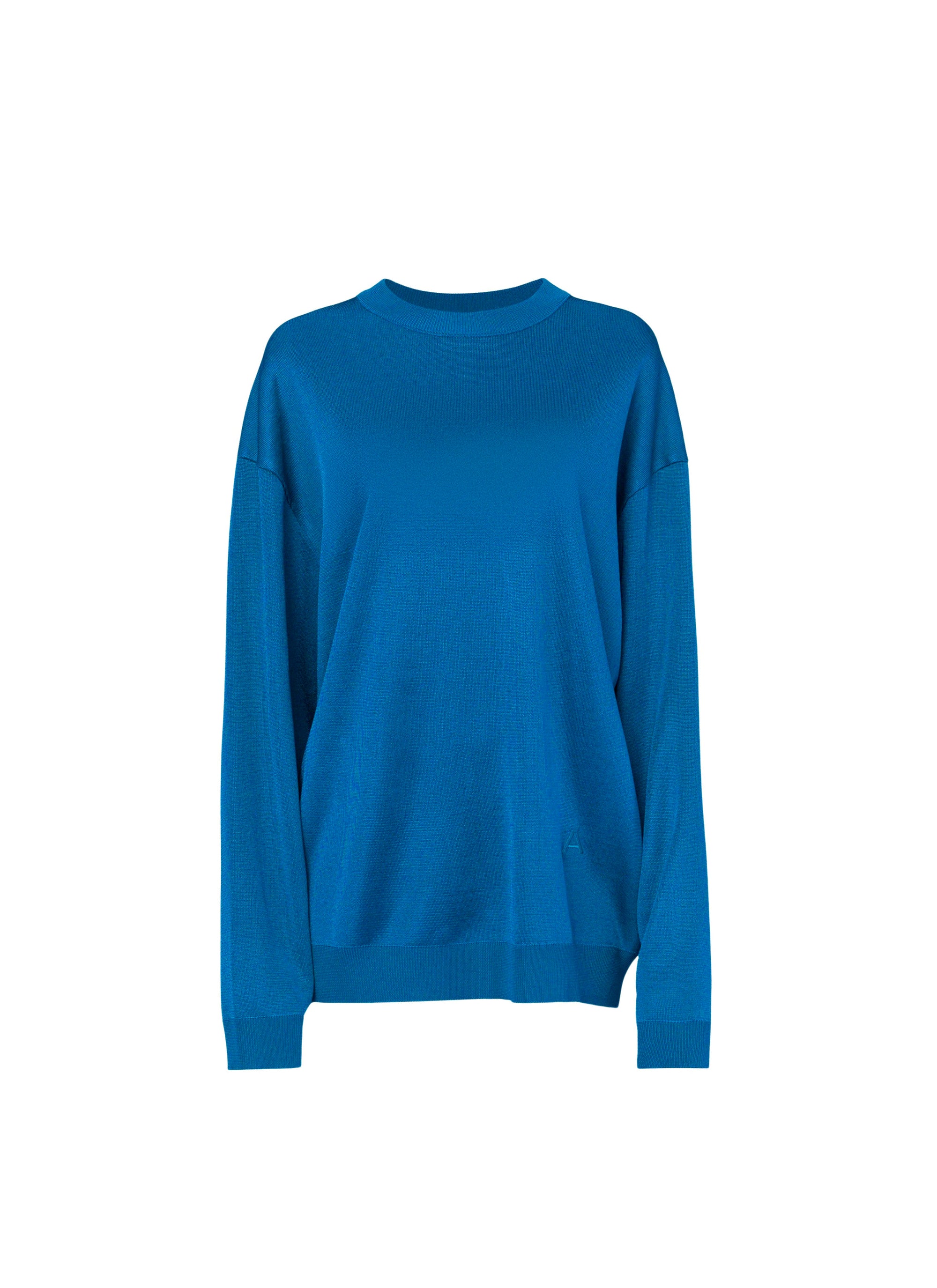Pull classique brillant - Bleu