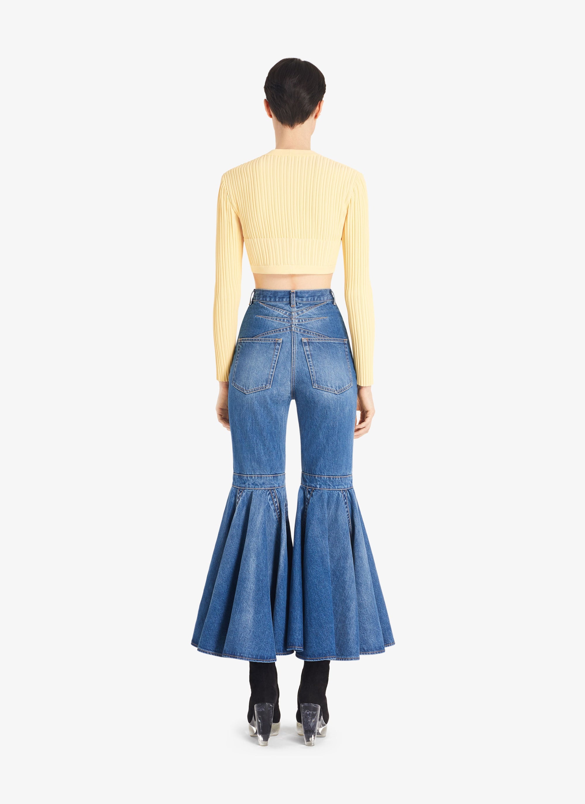 Cardigan Cardi Spirale - Jaune Pale