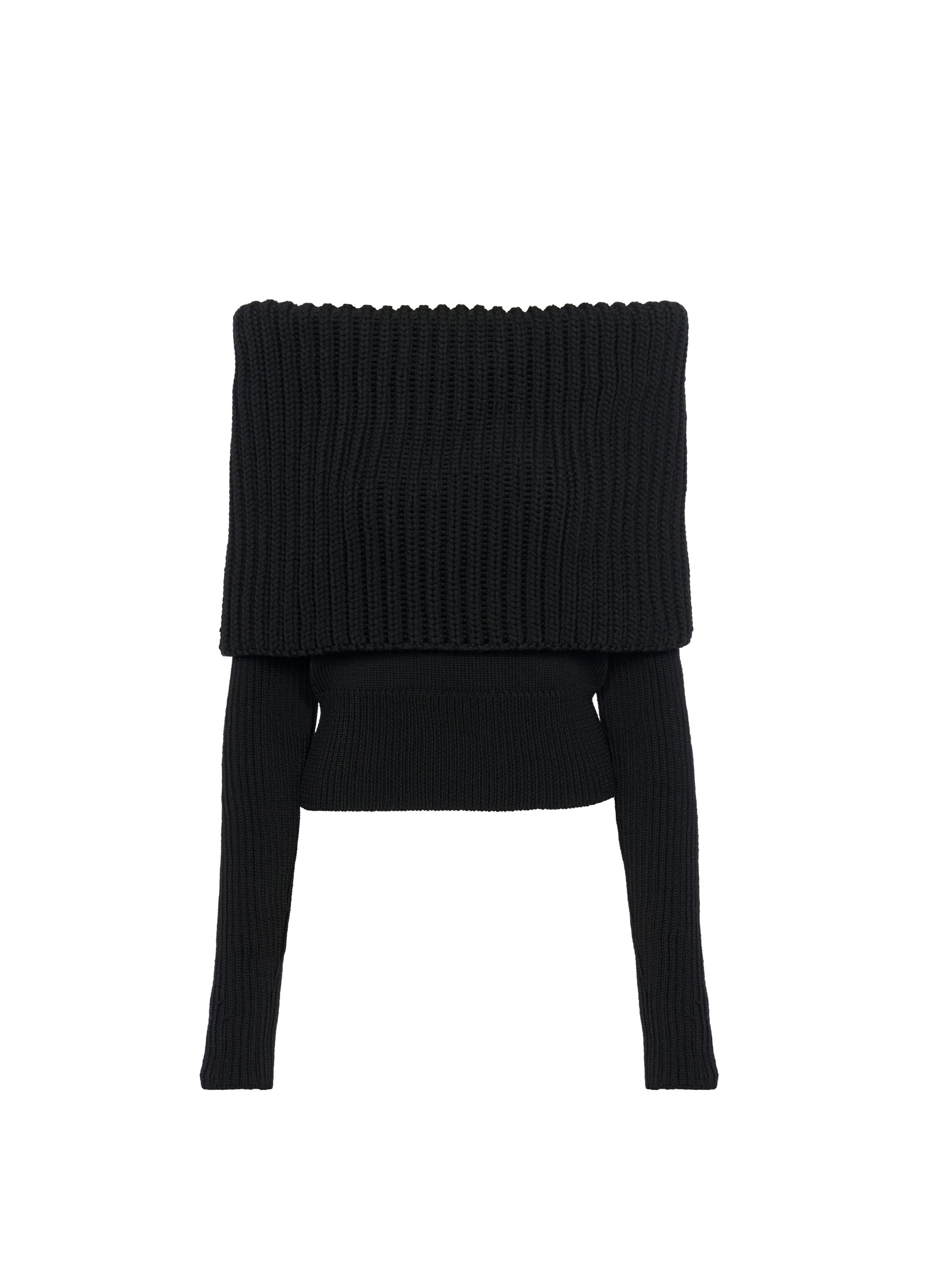 Pull épaules nues - Noir Alaïa