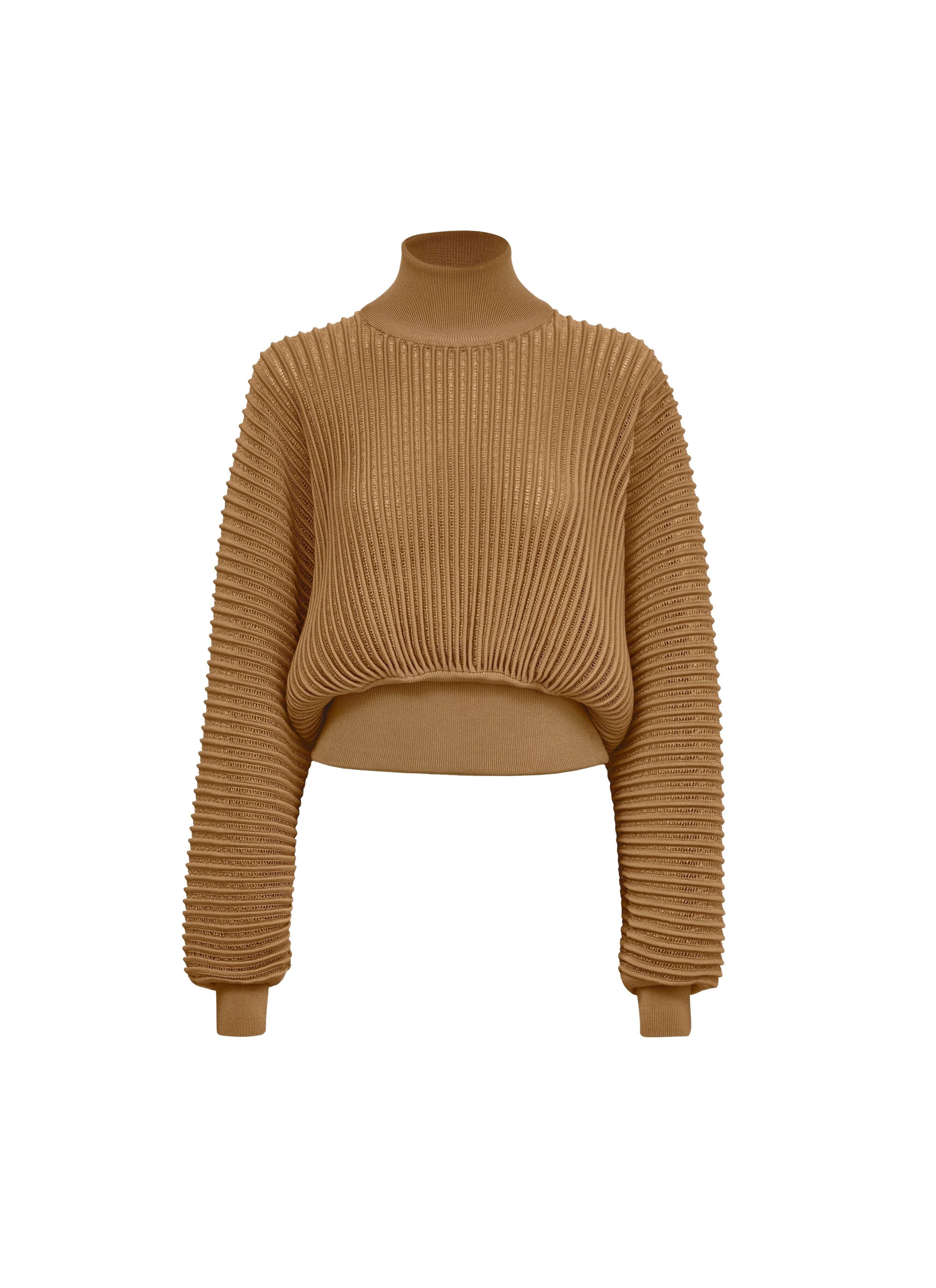 Pull en transparence en dentelle - Or