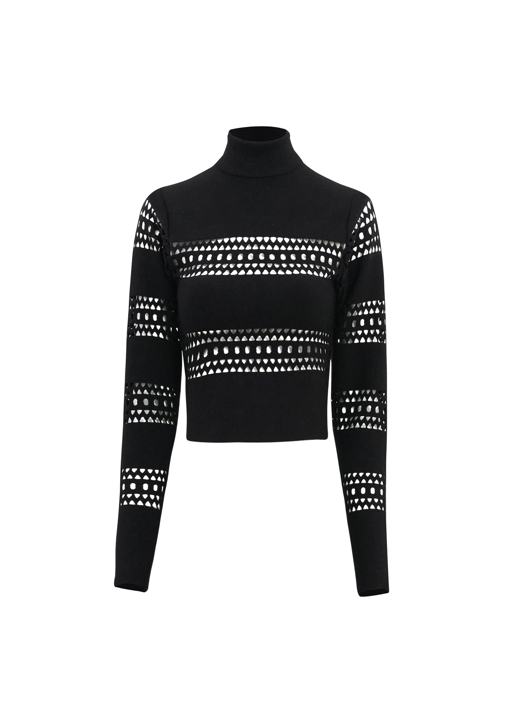 Vienna Wool Sweater - Black Alaïa