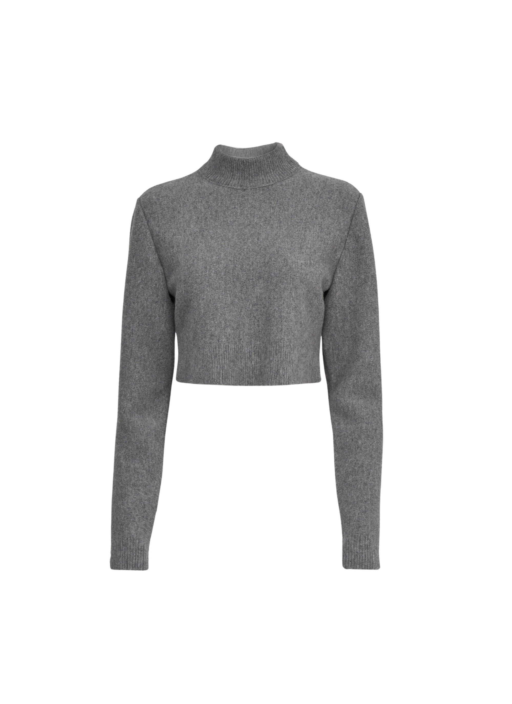 Maxi wool heart jumper - Grey & Black