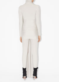 Pull doux en cachemire et soie - Sable