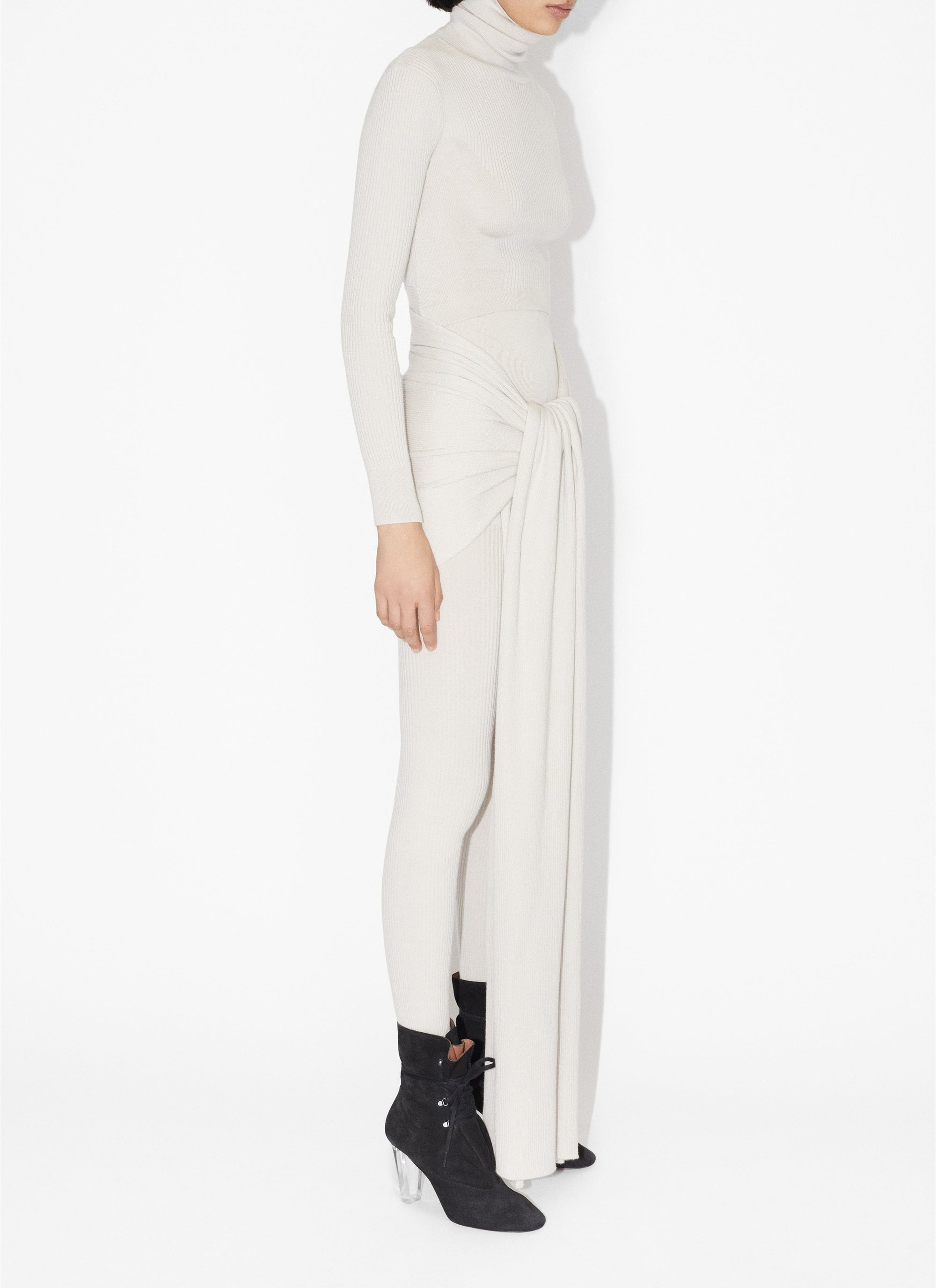 Pull doux en cachemire et soie - Sable