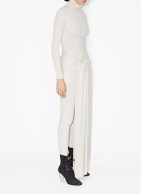 Soft cashmere and silk jumper - Mottled grey