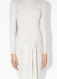 Pull doux en cachemire et soie - Sable