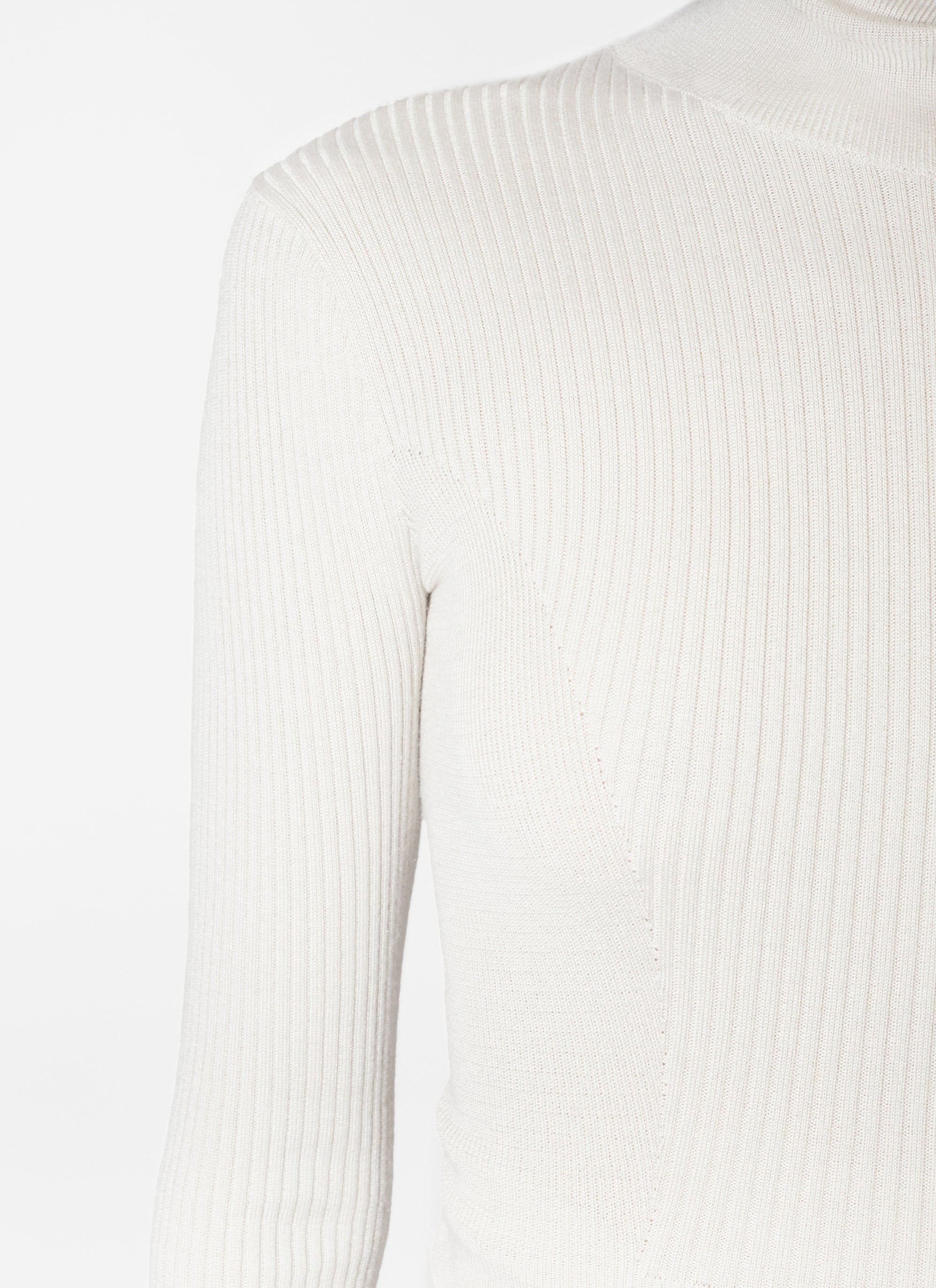 Pull doux en cachemire et soie - Sable
