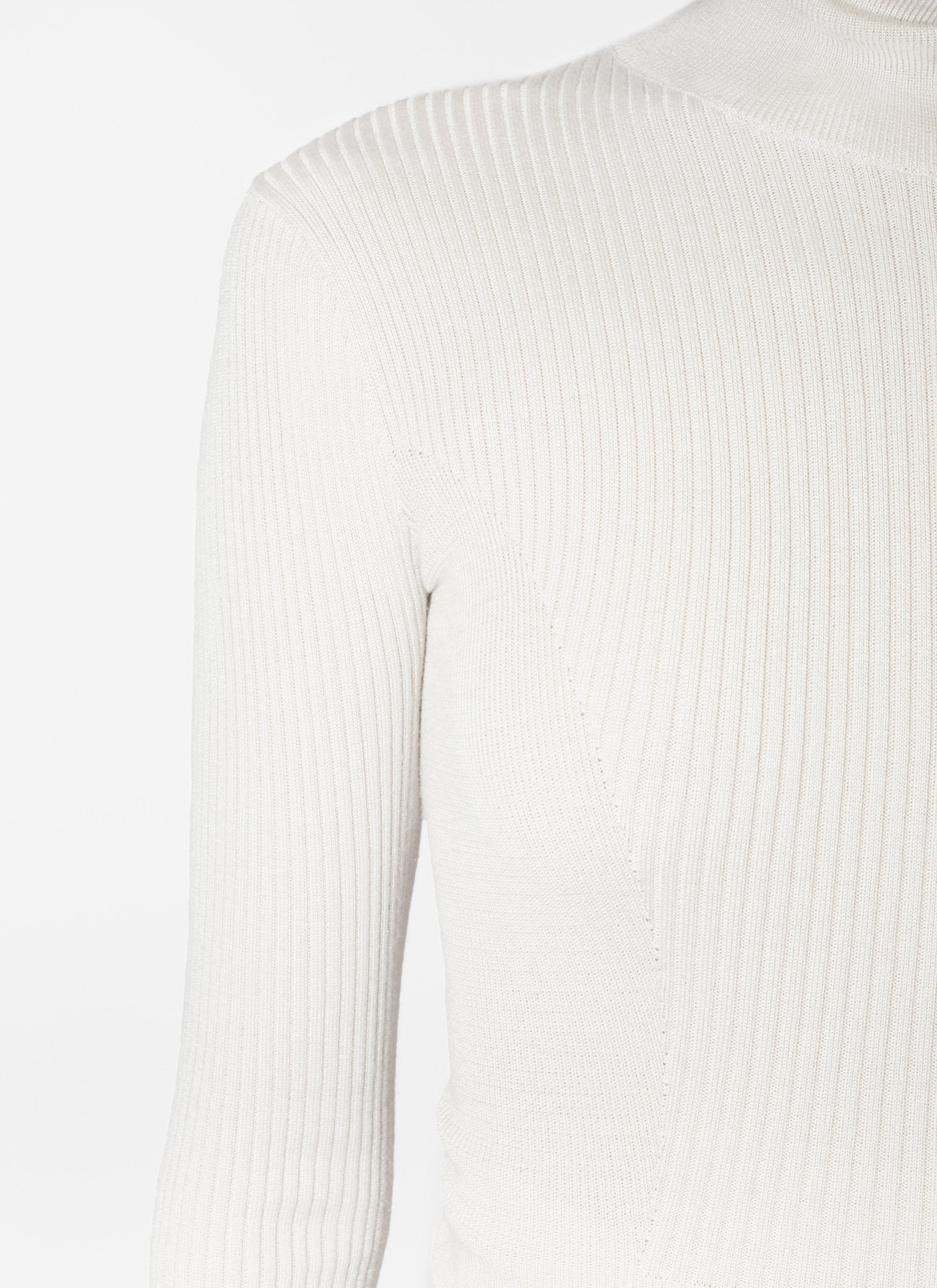Soft cashmere and silk jumper - Mottled grey