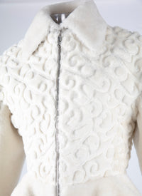Regular leather jacket - Off White
